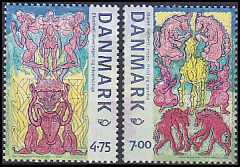 Danmark AFA 1460 - 61<br>Postfrisk